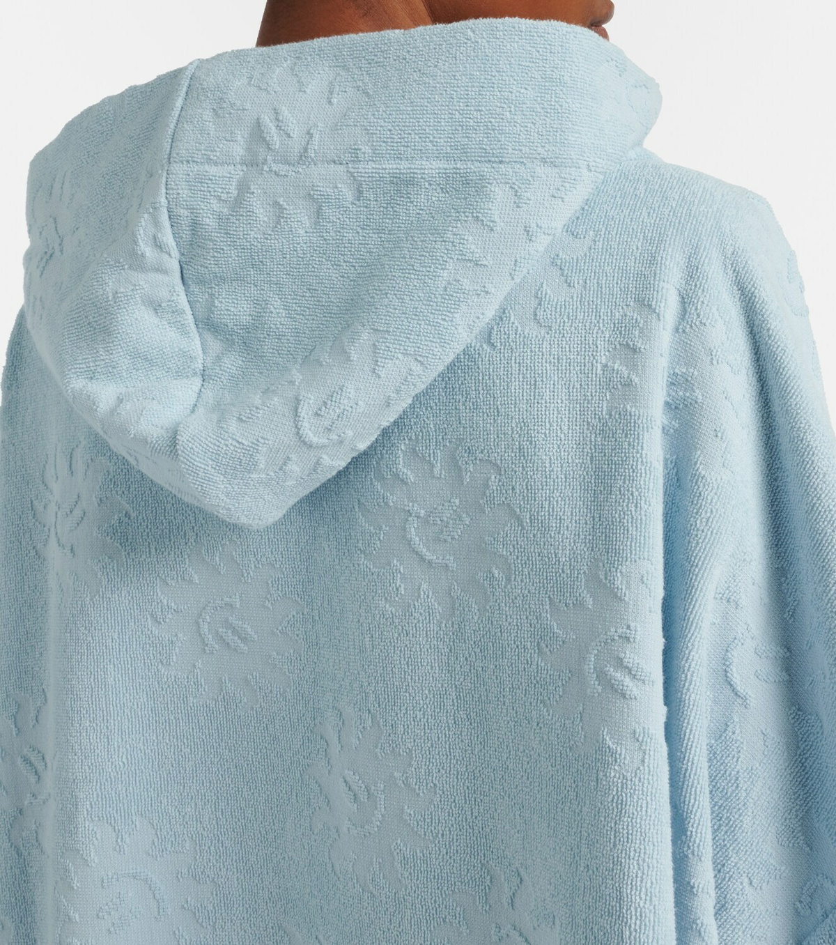 Hunza G Hooded cotton terry poncho