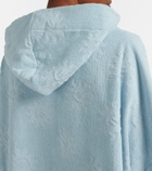 Hunza G Hooded cotton terry poncho