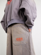 Willy Chavarria - Stockton Wide-Leg Jeans - Gray