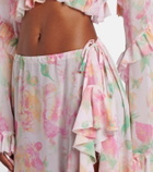 Bananhot Clara floral maxi skirt