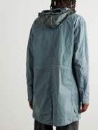 C.P. Company - Logo-Appliquéd Recycled-Flatt Nylon Parka - Blue
