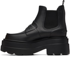 Alexander Wang Black Carter Platform Rain Boots