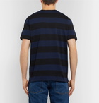 A.P.C. - Archie Striped Cotton-Jersey T-Shirt - Navy