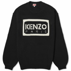 Kenzo Men's Logo Crew Knit in Black