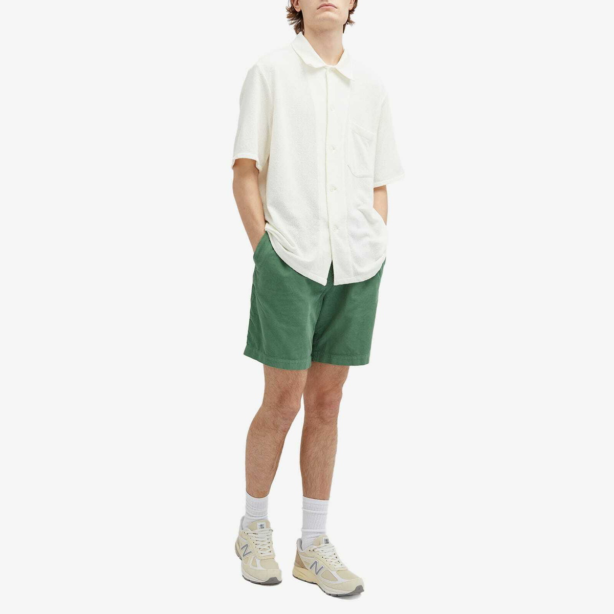 Kestin Men's Inverness Shorts in Fern Needle Cord