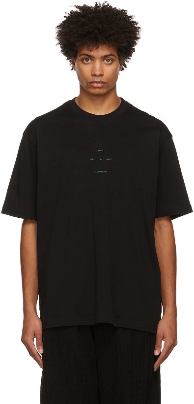 Photo: Song for the Mute Black Logo Oversized T-Shirt