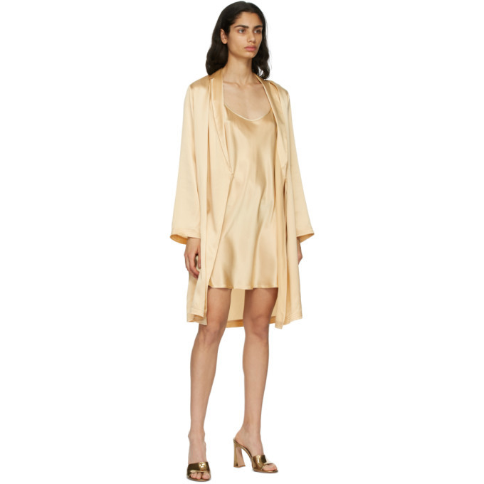 La Perla Beige Slip Dress La Perla La Perla Beige Slip Dress La Perla