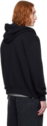 Maison Kitsuné Black Bold Fox Head Comfort Zipped Hoodie