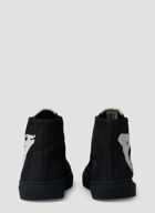 Vivienne Westwood - Plimsoll High Top Sneakers in Black