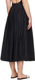 Loulou Studio Black Artemis Maxi Skirt