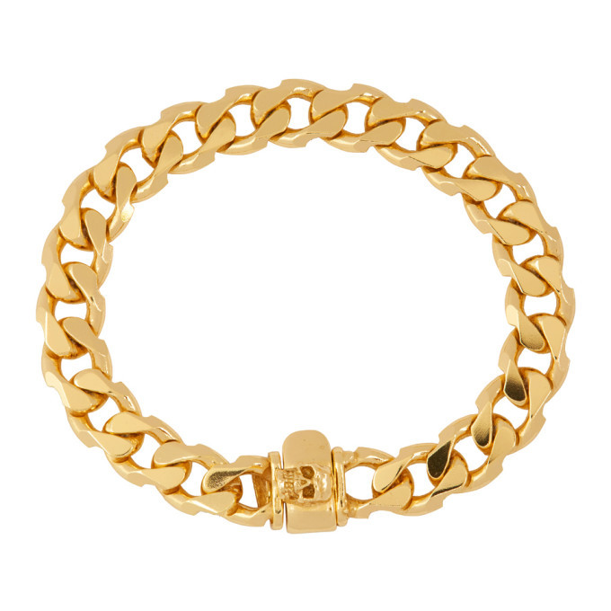 Emanuele Bicocchi Gold Edge Chain Bracelet Emanuele Bicocchi