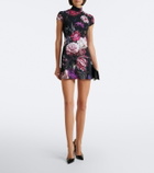 Roberto Cavalli Floral minidress