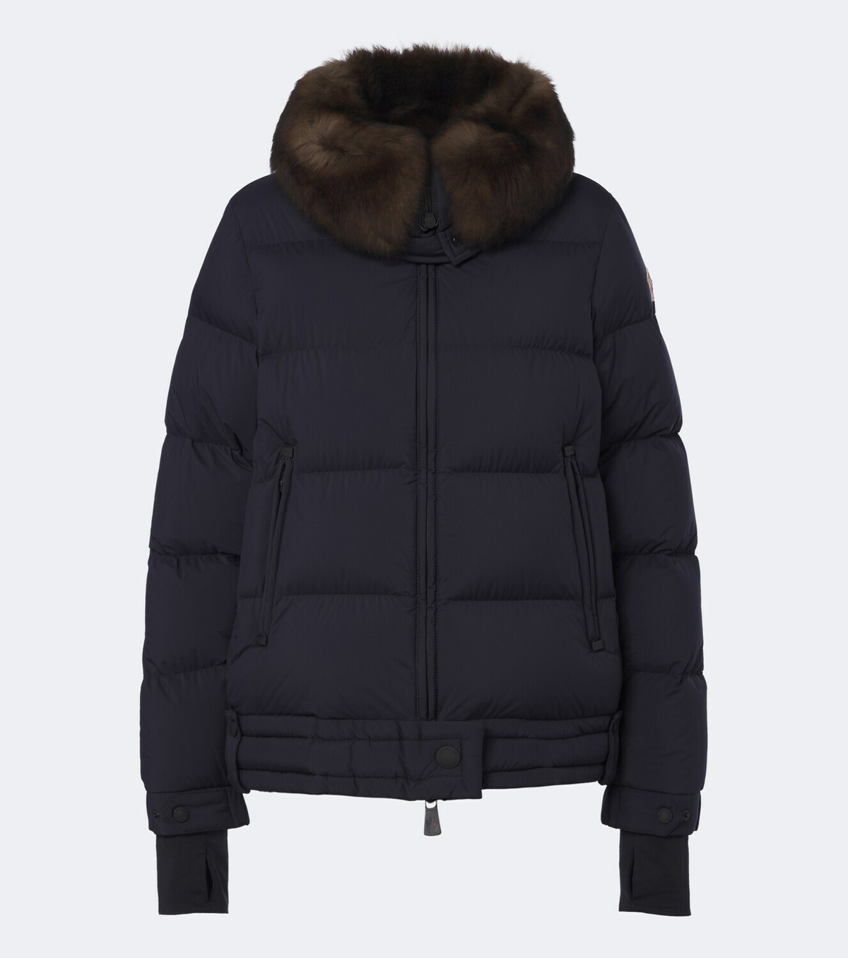 Moncler Grenoble Arrabas shearling-trimmed ski jacket