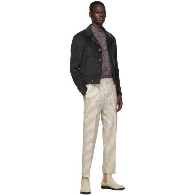 Martin Asbjorn Grey Corduroy Dawn Shirt Jacket Martin Asbjorn