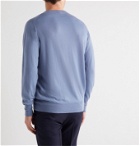 Kingsman - Mélange Cashmere Sweater - Blue