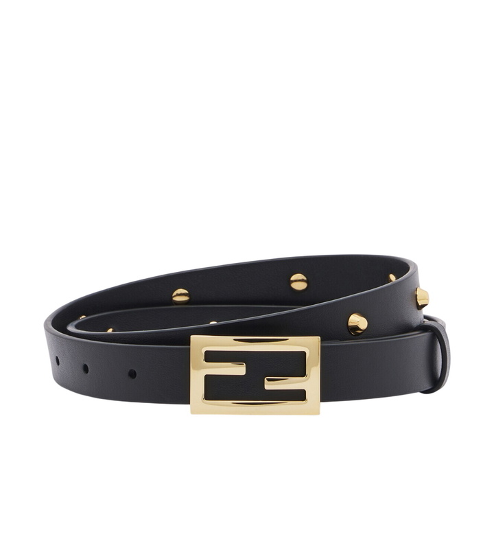 Photo: Fendi FF studded leather belt