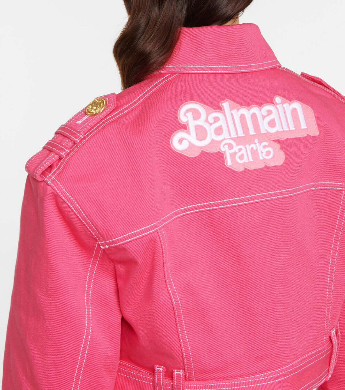 【関税込み】Balmain ピンク フリンジ テーラードジャケット Pink Sequin blazer Balmain - Vitkac AS