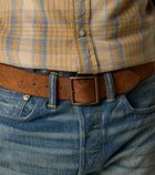RRL Jones distressed leather belt