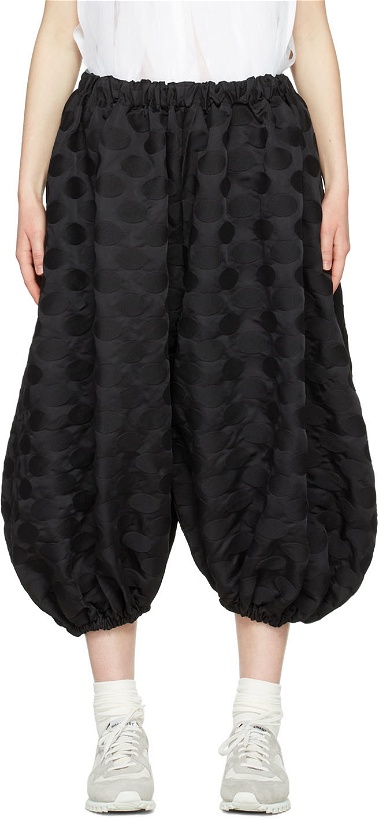 Photo: Comme des Garçons Comme des Garçons Black Polyester Trousers