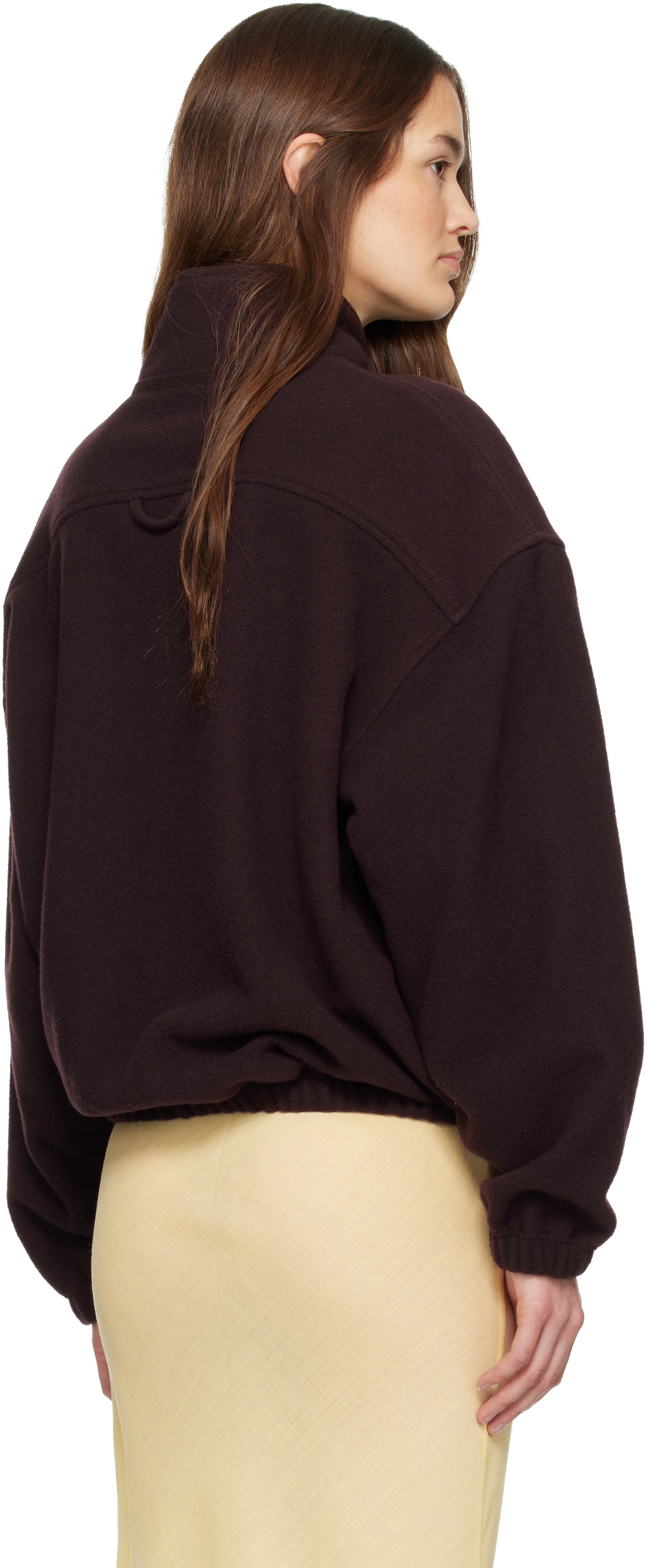 Rier Purple Fleece Tourbe Sweatshirt