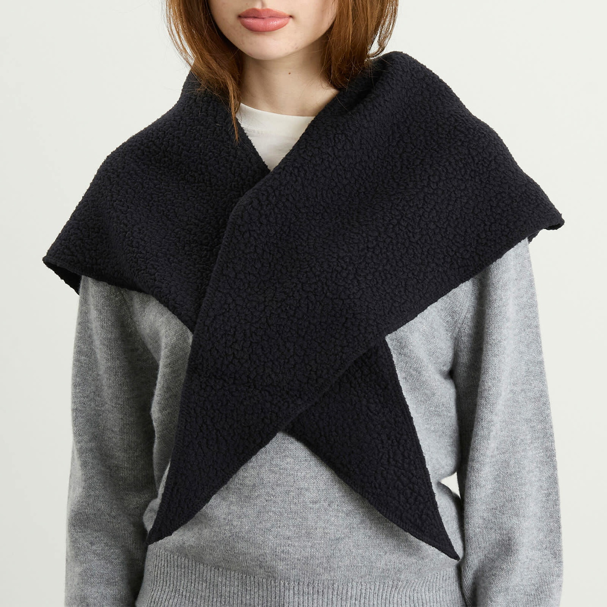 Hender Scheme Polartec Fleece Bandana in Black 