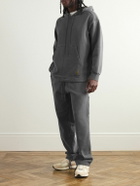 Carhartt WIP - Arling Wide-Leg Garment-Dyed Cotton-Jersey Sweatpants - Gray