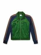 adidas Originals - Brain Dead Striped Printed Cotton-Blend Tech-Jersey Track Jacket - Green