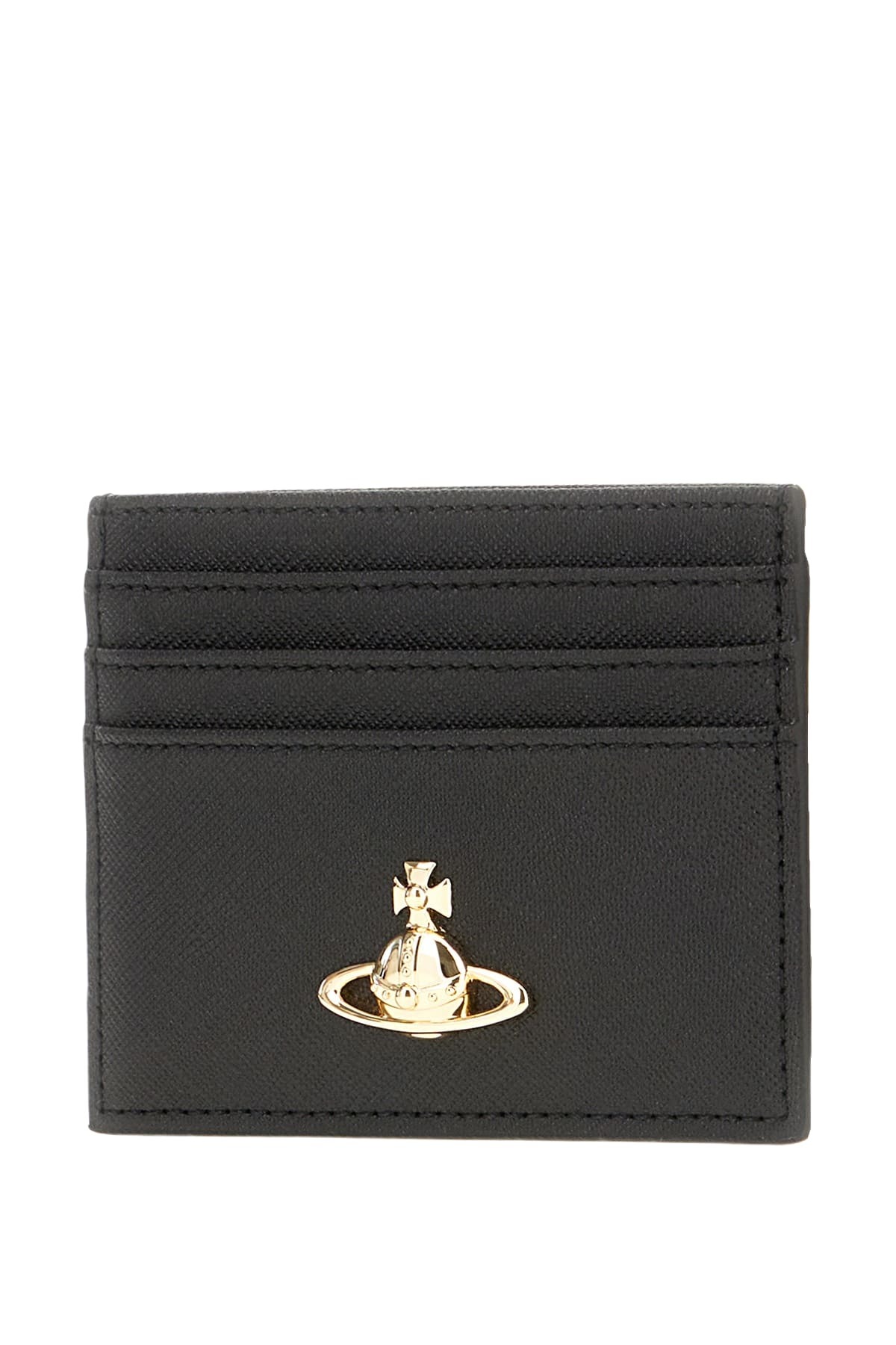 Vivienne Westwood Black Synthetic Leather Wallet