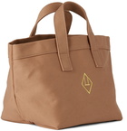 The Animals Observatory Kids Beige Logo Lunch Bag