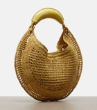 Chloé Summer Banana raffia shoulder bag