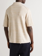Mr P. - Brushed Knitted Short-Sleeved Shirt - Neutrals