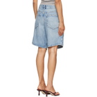 AGOLDE Blue Indra Denim Shorts