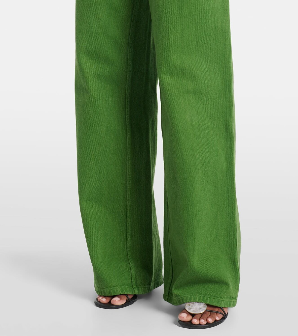Christopher Esber Mid-rise wide-leg jeans