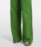 Christopher Esber Mid-rise wide-leg jeans