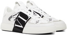 Valentino Garavani White & Black VL7N Low-Top Sneakers