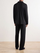 Derek Rose - Basel 1 Stretch-Modal Jersey Pyjama Set - Black