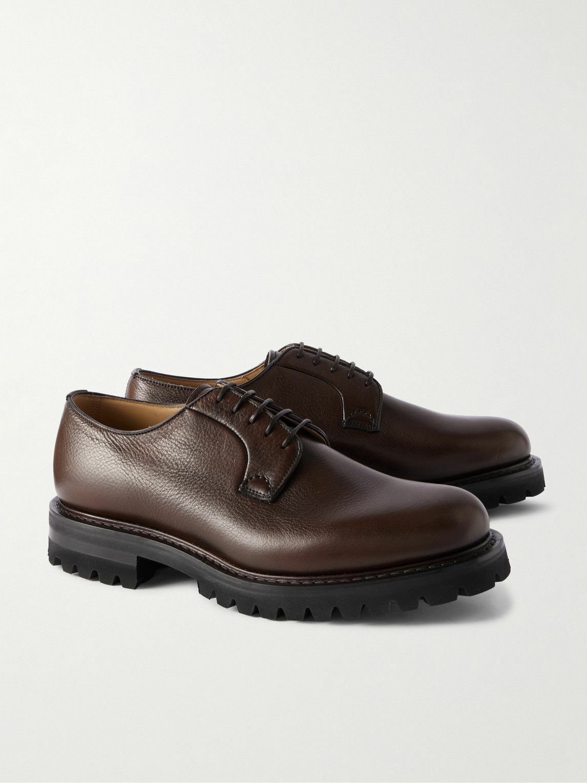 Church's SHANNON/シャノン　brown Church's - Shannon Full-Grain Leather Derby Shoes - Brown Church's