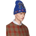 Gucci Blue NY Yankees Edition Wool Beanie