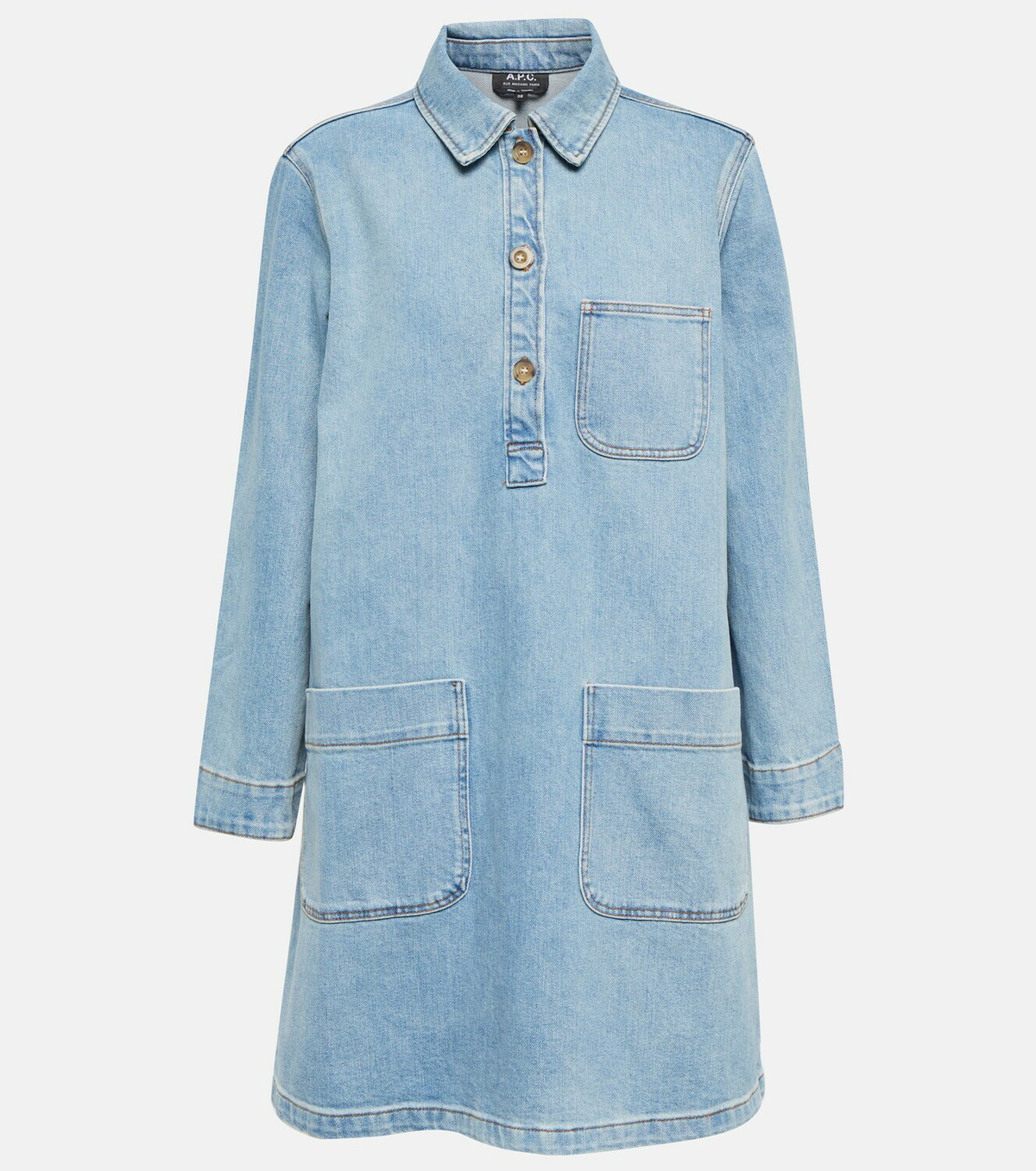 A.P.C. - Aurelia denim shirt dress A.P.C.