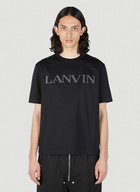 Lanvin - Embroidered Logo T-Shirt in Black