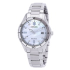 Citizen Marine Lady Eco-Drive Crystal Mother of Pearl Dial Watch FE6170-88D