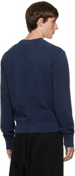 Entire Studios Navy Pod Crew Sweatshirt