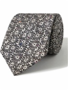 Paul Smith - 7cm Floral-Jacquard Cotton and Silk-Blend Tie