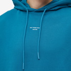 Drole de Monsieur Men's Drôle de Monsieur Centre Logo Hoodie in Blue Duck