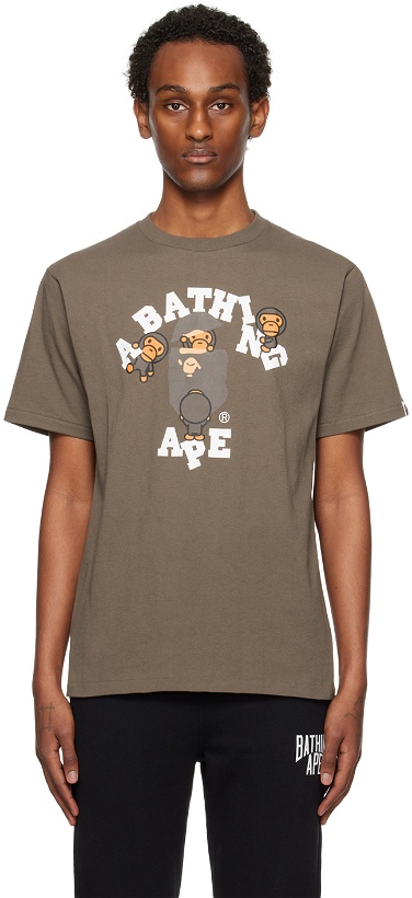 Photo: BAPE Brown College Milo T-Shirt