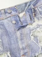 Acne Studios - Judda Rose Printed Cotton Shorts - Blue