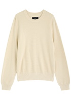 Rag & Bone Dexter Waffle-knit Cotton Jumper Ecru