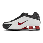 Nike Black and White Shox R4 Sneakers