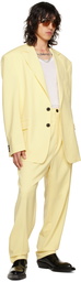 LU'U DAN Yellow Tailored Trousers