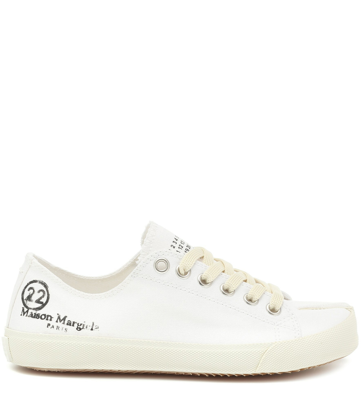 【MAISON MARGIELA】送料/関税込 Tabi canvas sneakers Maison Margiela - Tabi logo canvas low-top sneakers Maison